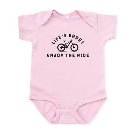 

CafePress - Life s Short Enjoy The Ride Baby Light Bodysuit - Baby Light Bodysuit Size Newborn - 24 Months