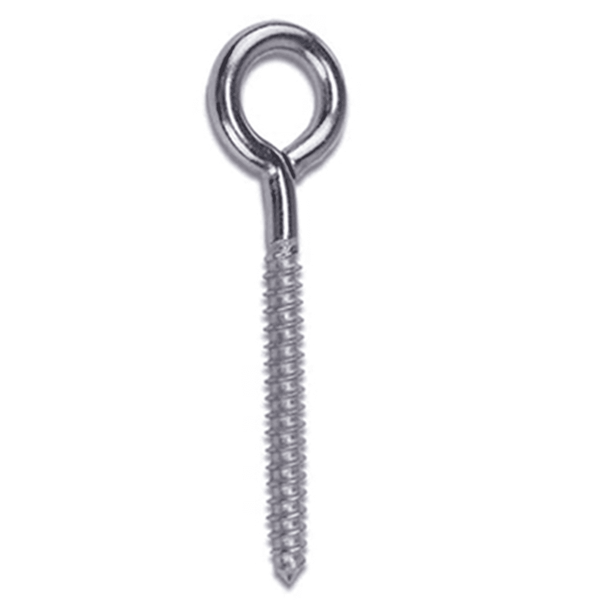 40 Pack Stainless Steel Eye Shape Screws Metal Hook Wood Terminal Ring Eyelet Hooks Self Tapping Screws M6