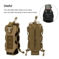 thumbnail image 4 of Toystoory Colgador de correas ajustable para botella de agua, mochila de pesca para escalada en roca, soporte para botellas, bolsas de nailon, carpas Negro, 4 of 6
