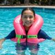 thumbnail image 1 of Chaleco salvavidas inflable con forma de chaqueta, flotador para aprender a nadar, anillo de natación, ponible Rojo XL, 1 of 8