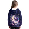 thumbnail image 3 of Pzuqiu Butterfly Hoodies for Teen Girls Size 14-15 Fleece Comfortable Long Sleeve Kids Personalized Fall Outfits Fashion Clothing Stretchy Casual Clothes for Girls, 3 of 7