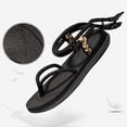 thumbnail image 5 of Mepaouo Rope Sandals for Men Arch Support Strappy Braided Flip Flops Summer Beach Flats Walking Shoes Size 10.5, 5 of 9