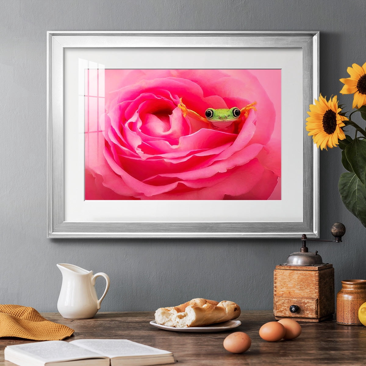 Hanging On VIII Premium Framed Print - Ready to Hang