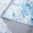thumbnail image 5 of SAFAVIEH Malibu Dalia Distressed Polyester Runner Rug, Beige/Turquoise, 2'6" x 8', 5 of 7