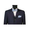 thumbnail image 4 of Men's Navy Designer Fashion Dress Casual Blazer By Alberto Nardoni Brand Designer, 4 of 4