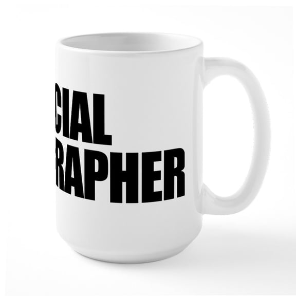 CafePress - Official Photographer Mugs - 15 oz Ceramic Large White Novelty Mug