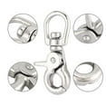 thumbnail image 4 of Stainless Steel Trigger Swivel Snap Hook Clasp, High Polished Surface, Lightweight and Small Size Design, Suitable for Houseboat, 4 of 7