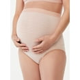 thumbnail image 2 of Joyspun Women’s Maternity Over-the-Belly Seamless Underwear, 3-Pack, Sizes S-XXXL, 2 of 4