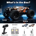thumbnail image 4 of JoyStone High Speed RC Car, 1:16 Scale 30+MPH Remote Control Monster Truck All Terrain Off-Road Truck, 4WD Electric Vehicle Hobby Toy with 2 Batteries & 2 Shells, Gifts for Adult and Boys, 4 of 8