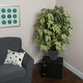 thumbnail image 3 of Vickerman 4' Artificial Frosted Maple Extra Full Bush, Gray Round Plastic Container., 3 of 3