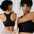 thumbnail image 5 of Qingpeng Sports Bras for Women High Support Front Zipper Athletic Tank Tops Workout Solid Color Yoga Bra, 5 of 5
