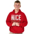 thumbnail image 5 of Christmas Nice Until Proven Naughty Hoodie Sweatshirt Women Men Brisco Brands M, 5 of 6