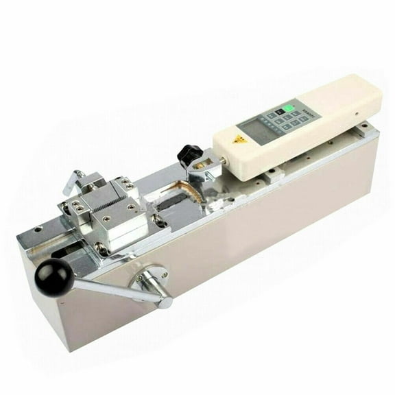 500N Digital Push Force Tester High Precision Hp-500 Manual Digital Display Force Gauge with Effective Area Maximum 105x152MM with Horizontal Push-Pull Test Bench