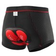 thumbnail image 2 of Tignapoo Lixada Customizable 001C Breathable Padded Cycling Shorts with Silicone Cushion, Red Accent Design, Available in EU Size M - Perfect for Comfortable Rides, 2 of 6