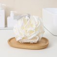 thumbnail image 4 of Honrane Body Exfoliating Sponge Bath Loofah Soft Gentle Exfoliating Scrubber Shower Sponge Mesh Ball Bathroom Supplies-White, 4 of 10