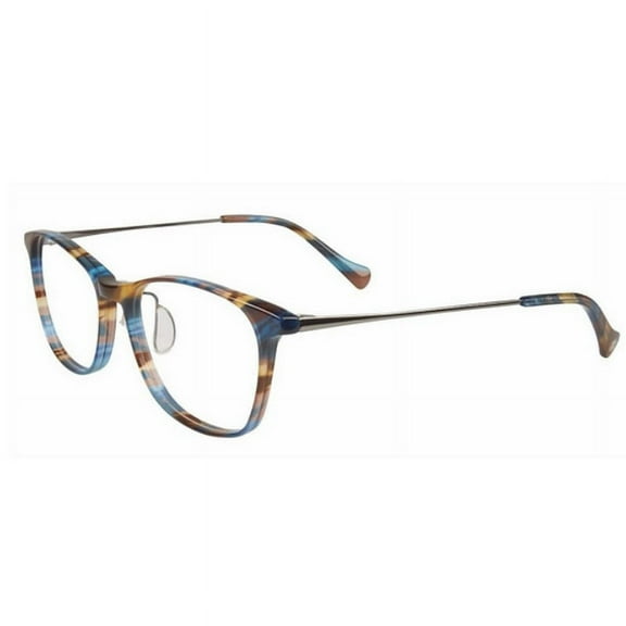 Lucky Brand D510 BLB Women's Blue/Brown Plastic Frame Eyeglasses