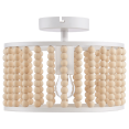 thumbnail image 1 of Bouclair Natural Beaded Ceiling Lamp, 1 of 2