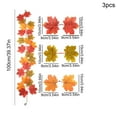 thumbnail image 3 of Fall Maple Leaf Garlands Rattan for Halloween Thanksgiving Festival Decoration Maple Leaf with Beautiful Lifelike Fade Resistant 39.37Inch Multicolor, 3 of 6