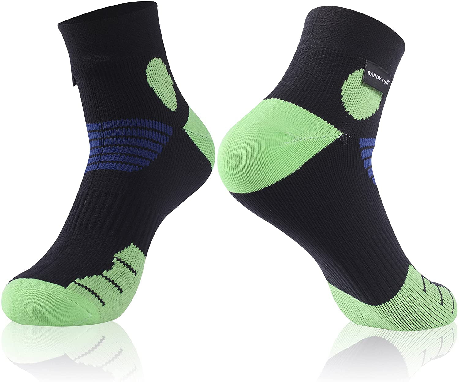 RANDY SUN 100% Waterproof Socks Unisex Cycling/Hunting/Fishing/Running Ankle Socks 1 Pair 