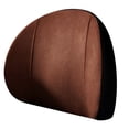 thumbnail image 1 of Car Lumbar Pillow Seat Memory Foam Lumbar Support Pillow Back Pain Relief Breathable Lower Back Pillow Brown Lumbar Support, 1 of 9