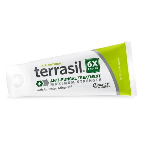 Terrasil® Antifungal Ointment MAX Strength with All-Natural Activated Minerals® for Treating All Types of Fungus Conditions 6X Faster (50gm tube (Best Natural Antifungal For Skin)
