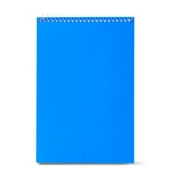 Pen + Gear Gregg Ruled Poly Steno Pad Notebook, 80 Sheets, 6" x 9", Blue, 1 count
