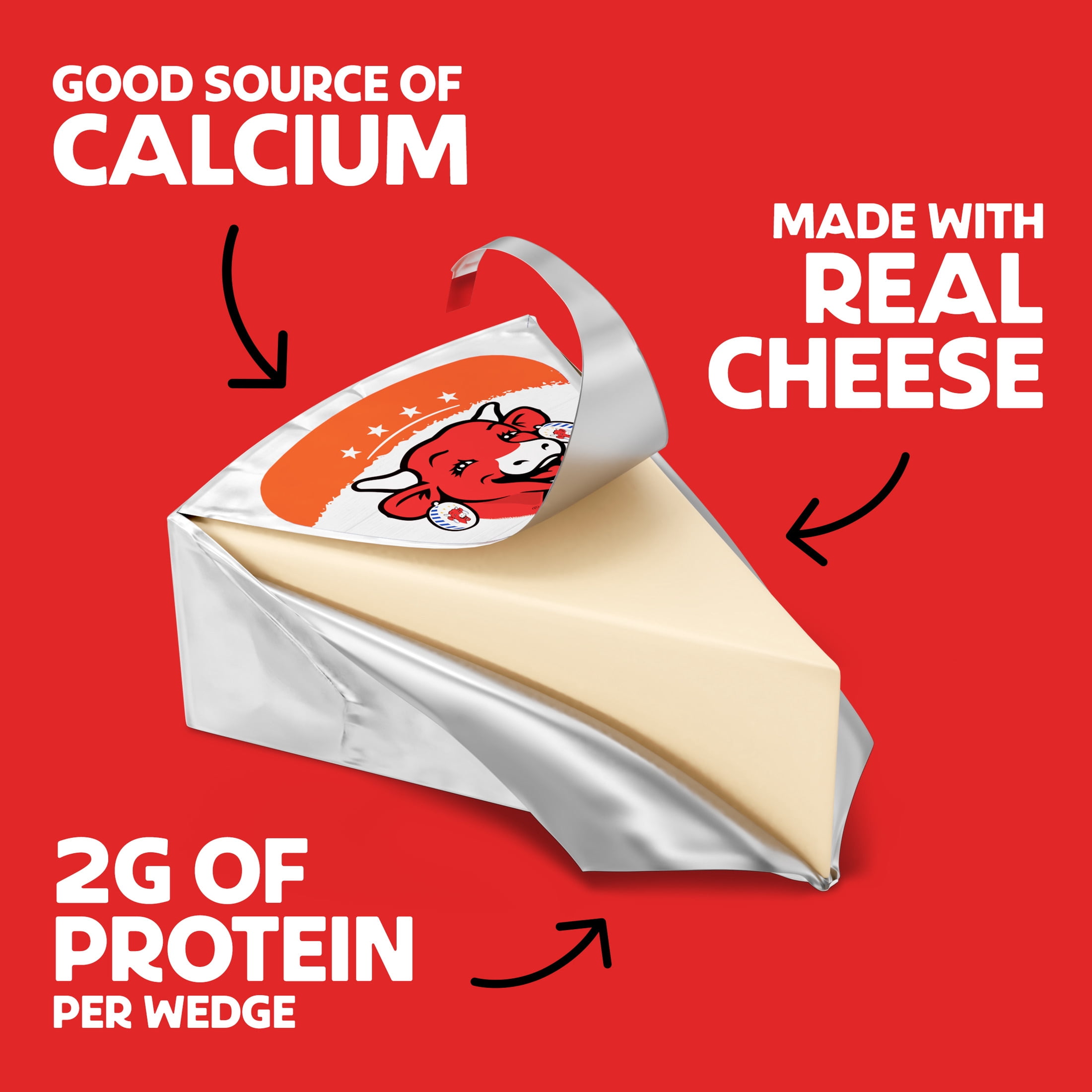 The Laughing Cow® Creamy Smoked Gouda Variety Spreadable Cheese Wedges, 5.4 oz