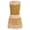 Gold, variant on IBTOM CASTLE Girls Jazz Latin Sparkle Sequins Dance Outfit Crew Neck Sleeveless Bodysuit with Tassel Fringe Skirt Two Piece Set 5-6T Red
