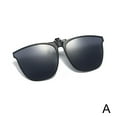 thumbnail image 2 of Polarized Flip-Up Clip-On Sunglasses for Prescription Glasses - Anti-Glare, UV Protection, Retro Frame for Men & Women Driving Fishing Hiking, 2 of 6