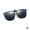 Black, variant on SSKFHGI Black And Gray Lens Sunglasses Clip-On Lens Can Be Flipped Up Polarized Large Frame Light