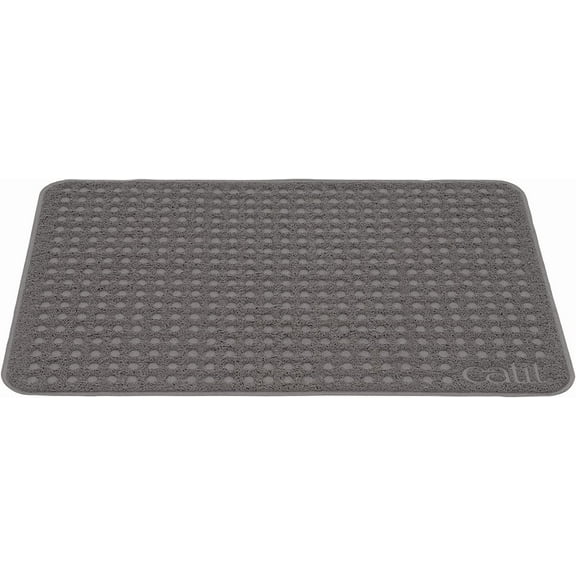 Catit Cat Litter Mat, Rectangle, Large, Grey, 44366 Grey Large