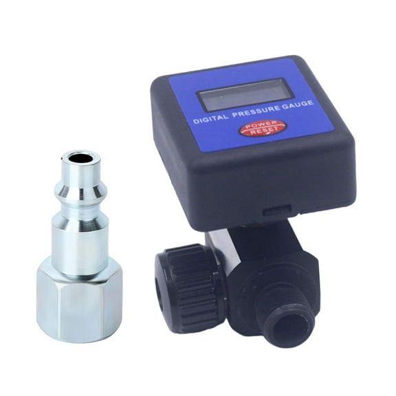 PneumaticAir Regulator Control Digital Pressure Gauge Regulating 1/4in for Guns Air Pressure Regulator