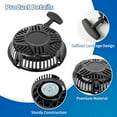 thumbnail image 3 of Recoil Starter Assembly with Bolt & Gasket, Compatible with W estinghouse Pressure Washer 212cc Engine WPX2700 WPX3200 WPX3400 WPX3600, Duro Star 208cc 224cc DS4000S, W EN GN4500 DF475T, 3 of 6