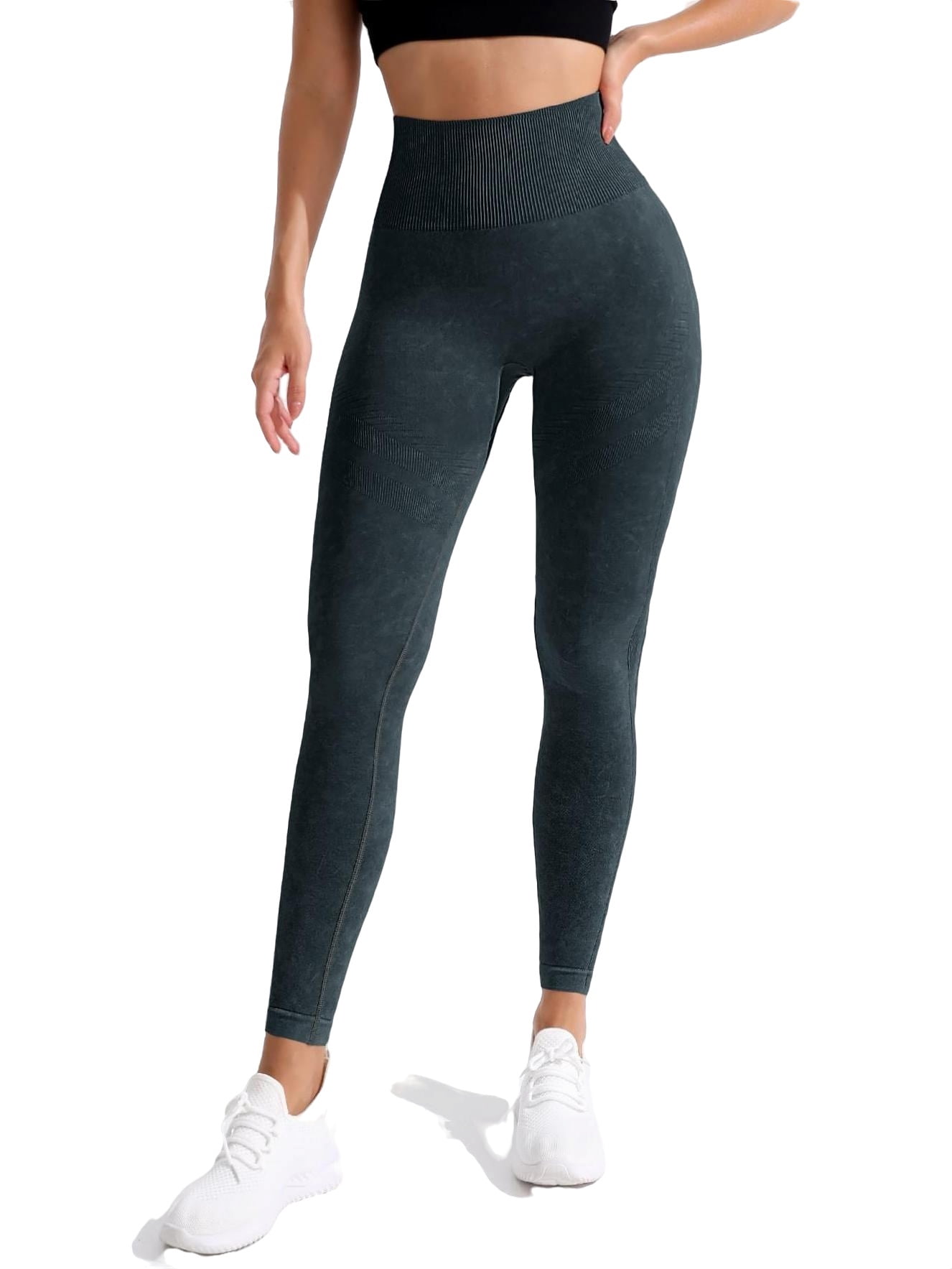 Dark Green Sports Leggings