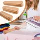 thumbnail image 2 of 3 Pcs Hardwood Tailors 7 Inches, 9.5 Inches 12 Inches Sewing Tool for Steam Iron Seam Sewing Quilti, 2 of 5