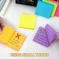 thumbnail image 3 of Wiomeask Multicolor Lined Square Sticky Notes, 3" x 3", 6 Pads, 600 Count, 6 Pack, 3 of 7