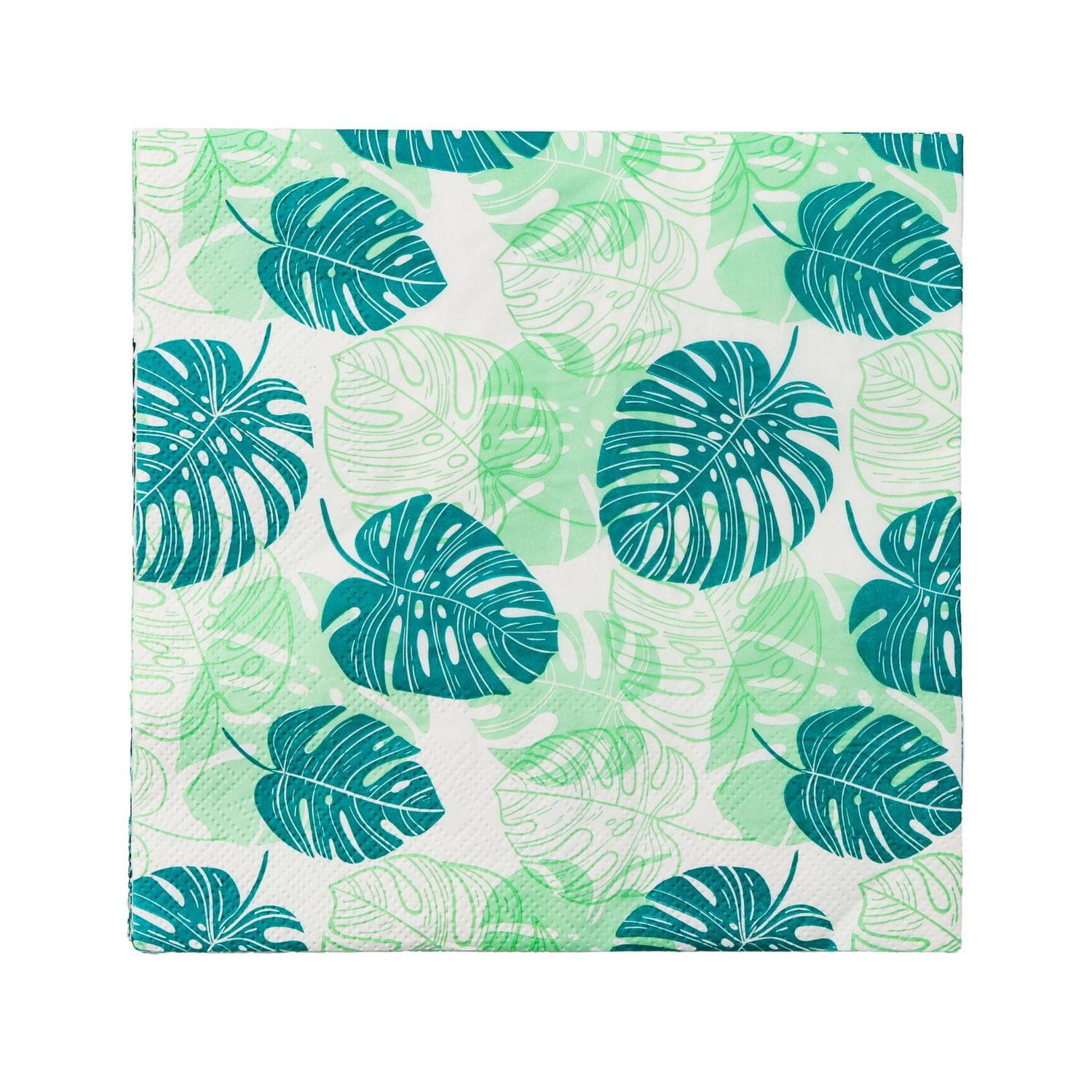 WAY TO CELEBRATE! SUMMER PARTY LUNCH NAPKINS – LEAF DESIGN, 6.5IN, 18CT