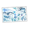 thumbnail image 3 of Pegatina de animales marinos , pegatina de pared de animales del océano, fondo resistente , calcomanía de pared para decoración, 3 of 8