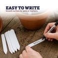 thumbnail image 4 of Harris Seeds Plastic Plant Labels, 8 x 5/8 Inch Weatherproof Garden Markers, White, 250 Count, 4 of 7