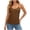 B Brown, variant on Women Plus Size Tops Ndbuld Womens Fashion Summer Short Sleeve Round-Neck Solid Casaul Tops T-shirt The Hottest Gift Green 3XL