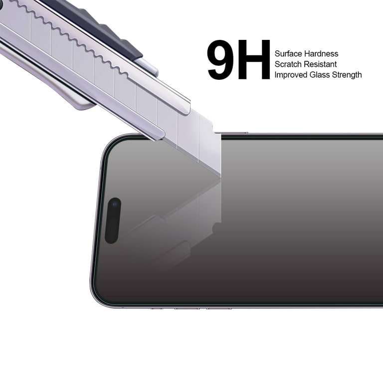 iPhone 15 Pro Unbreakable Tempered Screen Protector*2