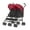 Red, variant on Dream On Me Twin Venture Umbrella Stroller, Red