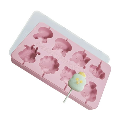 

HEVIRGO Chocolate Mold Not Easy Deformed Non-stick Silicone Easy to Demold Elastic Kitchen Mold for Kids Beige Silicone