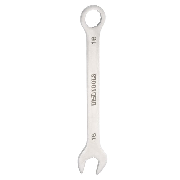 Uxcell Thin Combination Wrench Metric 16mm Torx Ended Box 15 Degree Offset Open End Stainless Steel