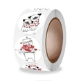 thumbnail image 2 of 500Pcs/Roll Cute for Cat Dog Thank You Stickers Round Cartoon Animal Adhesive La, 2 of 4