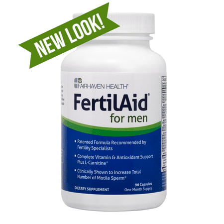 FertilAid for Men: Male Fertility Supplement for Sperm Count, Motility, and