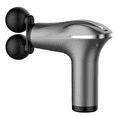 thumbnail image 2 of Double head massage gun, all-around deep muscle relaxant, electric neck film gun, fitness professional intelligent mini vibration impact gun, low noise, fine sound, and multi level adjustment, 2 of 12