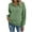 Green, variant on Sweatshirt for Women Quarter Zip up Turn down Collar Lightfleece Lined Fall Casual Pullover Tops with Pocket