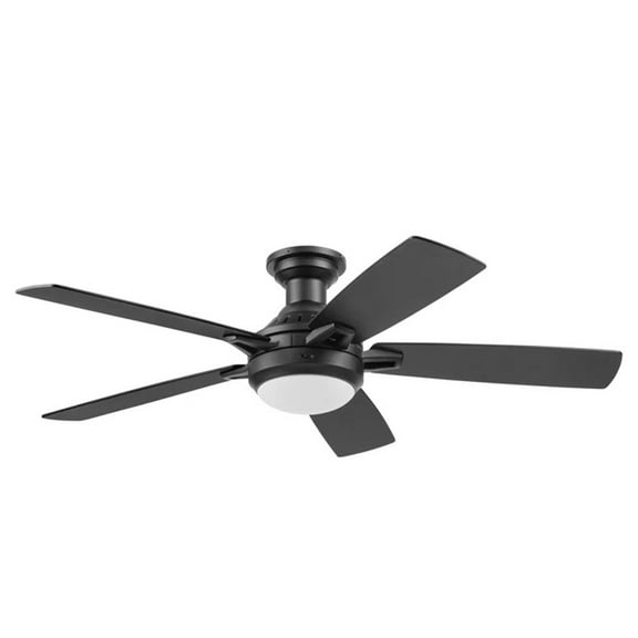 Honeywell Radstock 52" Ceiling Fan w/ Remote, & Reversible Blades, Matte Black