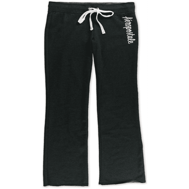Aeropostale Womens Fit & Flare Casual Sweatpants, gris, grande Aeropostale Pantalones deportivos
